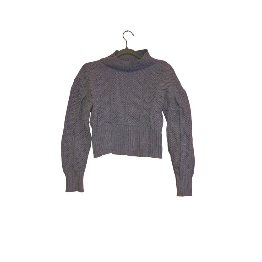 🚨 FINAL CHANCE SALE Generation K blue knit turtleneck cropped sweater size small